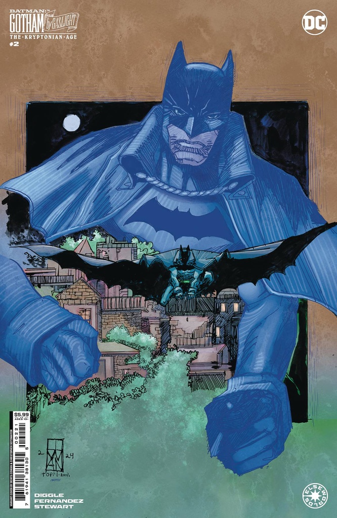 Batman: Gotham by Gaslight - The Kryptonian Age #2 of 12 (Cover C Denys Cowan Card Stock Variant)