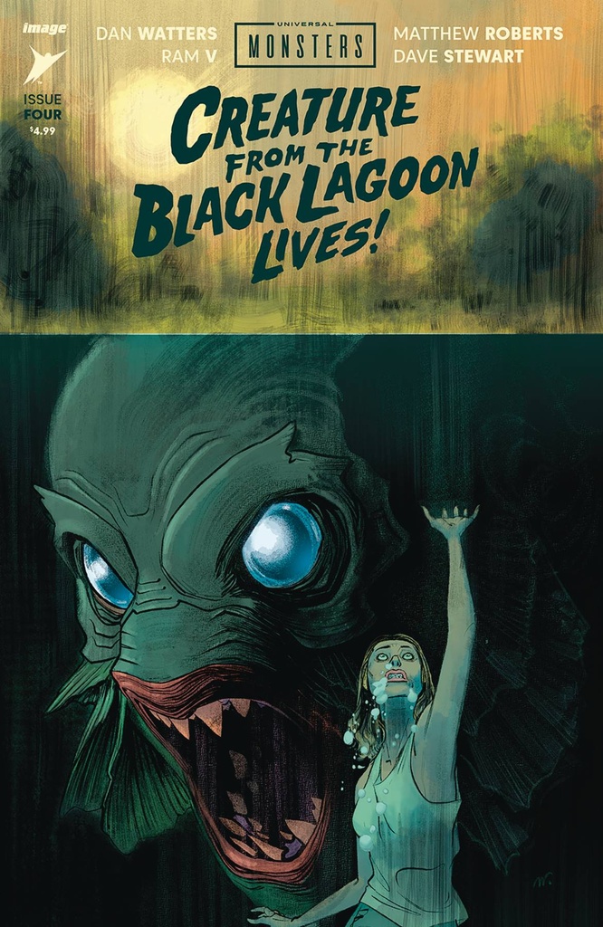 Universal Monsters: Creature from the Black Lagoon Lives #4 of 4 (Cover A Matthew Roberts & Dave Stewart)