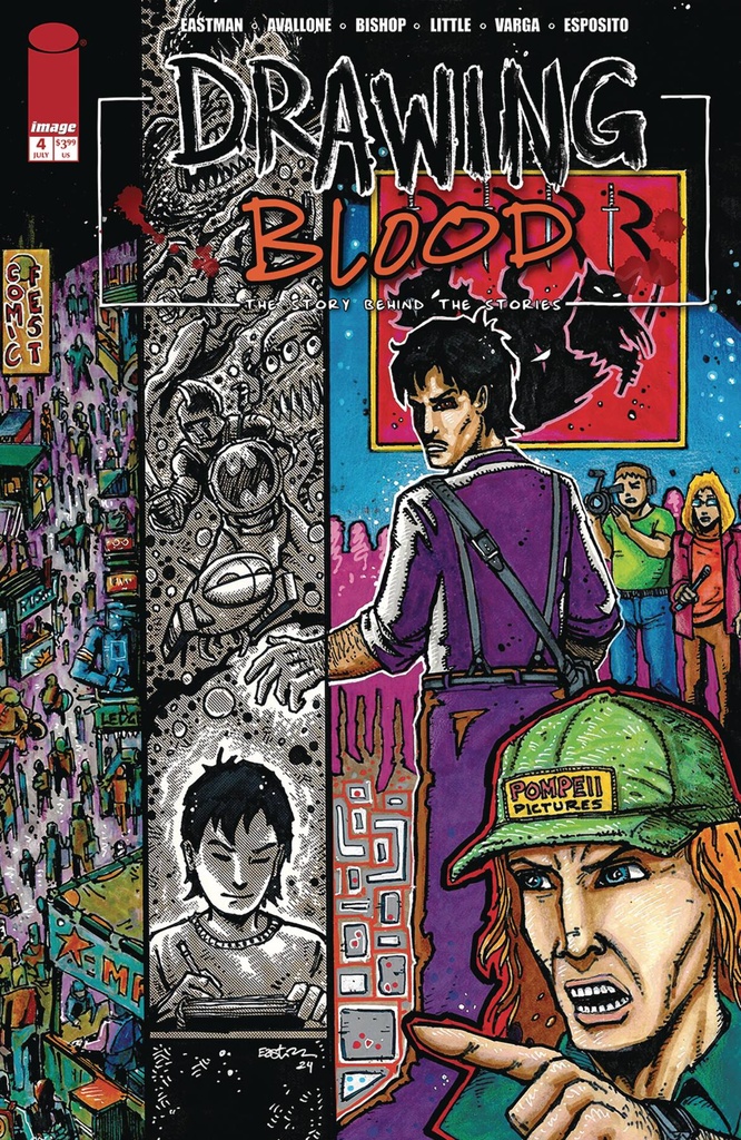 Drawing Blood #4 of 12 (Cover A Kevin Eastman)