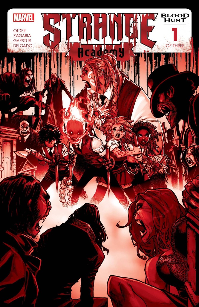 Strange Academy: Blood Hunt #1 (2nd Printing Humberto Ramos Blood Soaked Variant)