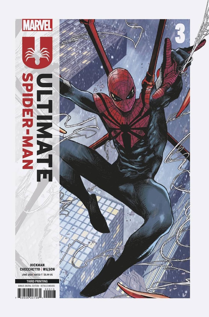 Ultimate Spider-Man #3 (3rd Printing Marco Checchetto Variant)