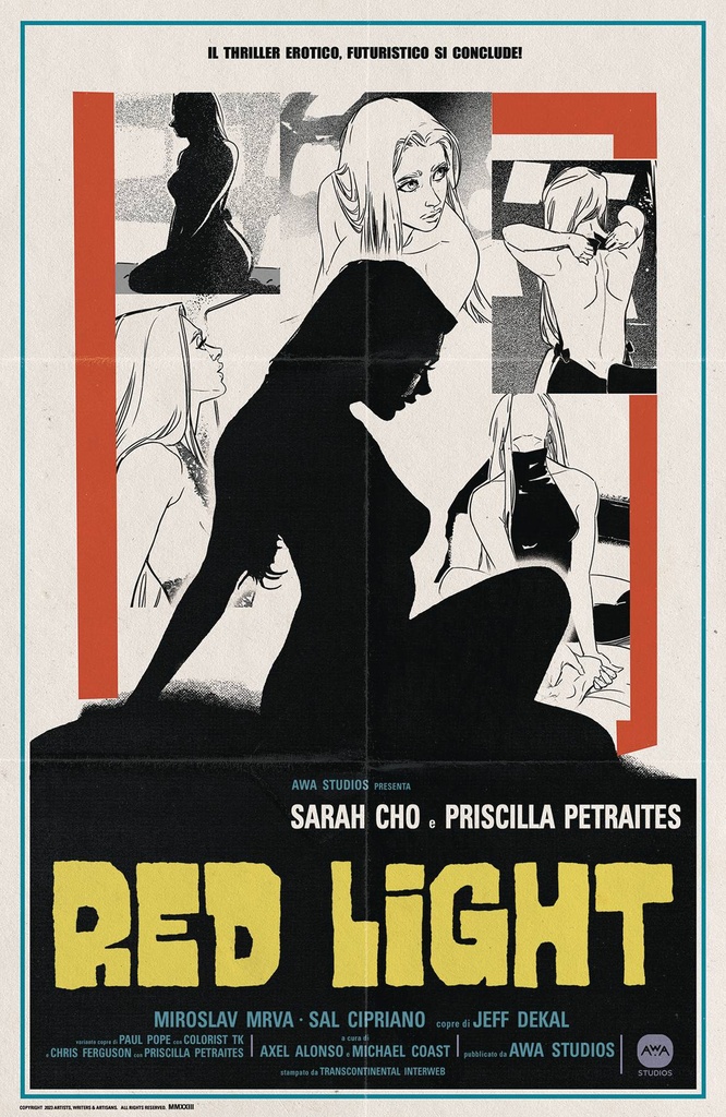 Red Light #4 of 4 (Cover C Erotic Film Homage Variant)