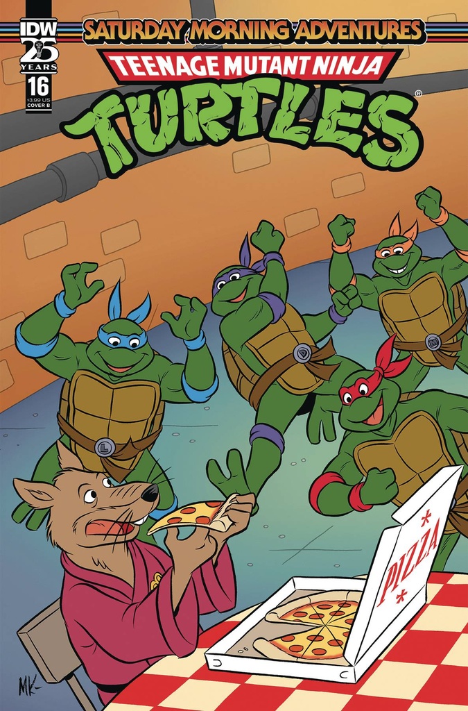 TMNT: Saturday Morning Adventures Continued #16 (Cover B Mike Kazaleh)