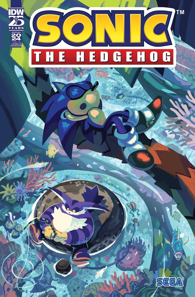 Sonic the Hedgehog Annual 2024 #1 (Cover B Nathalie Fourdraine)