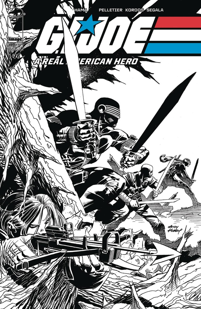 GI Joe: A Real American Hero #309 (Cover B Andy Kubert B&W Variant)