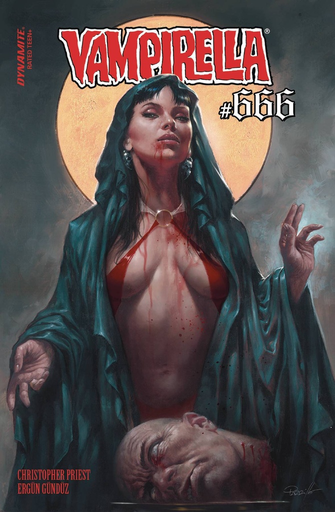 Vampirella #666 (Foil Variant Signed By Christopher Priest & Nicola Barrucci)