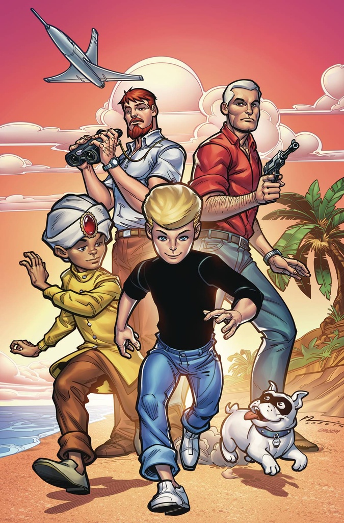 Jonny Quest #1 (Cover M Chad Hardin Metal Premium Variant)