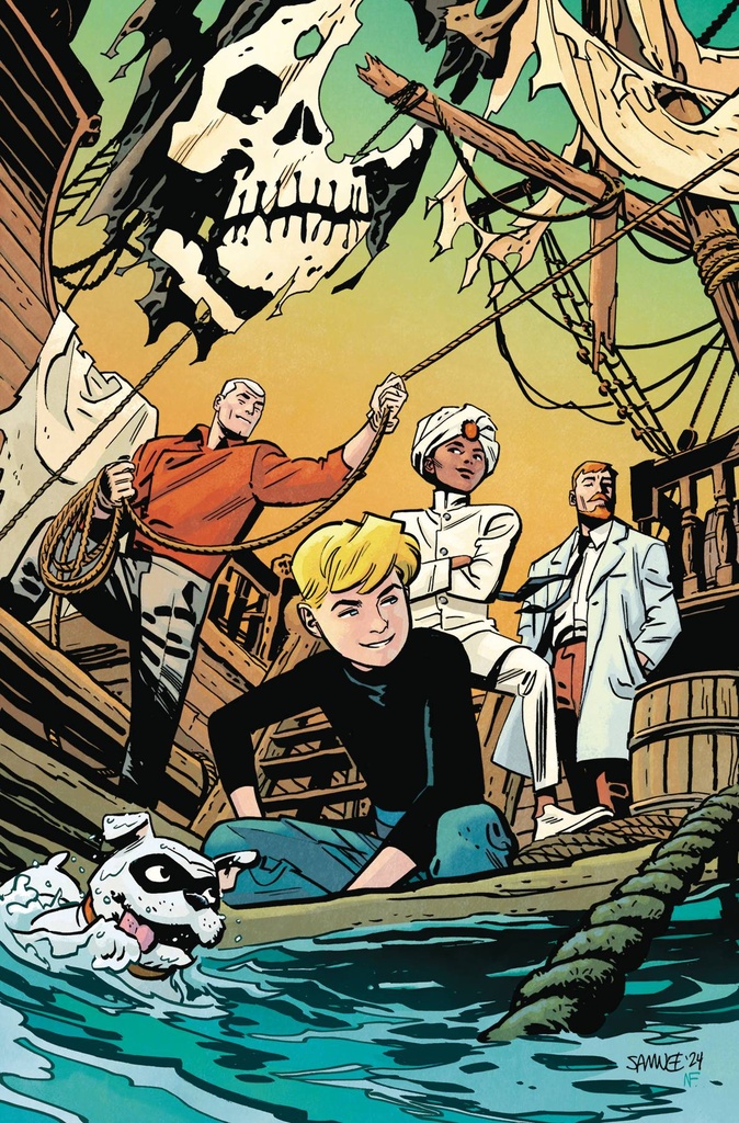 Jonny Quest #1 (Cover K Chris Samnee FCBD Foil Virgin Variant)