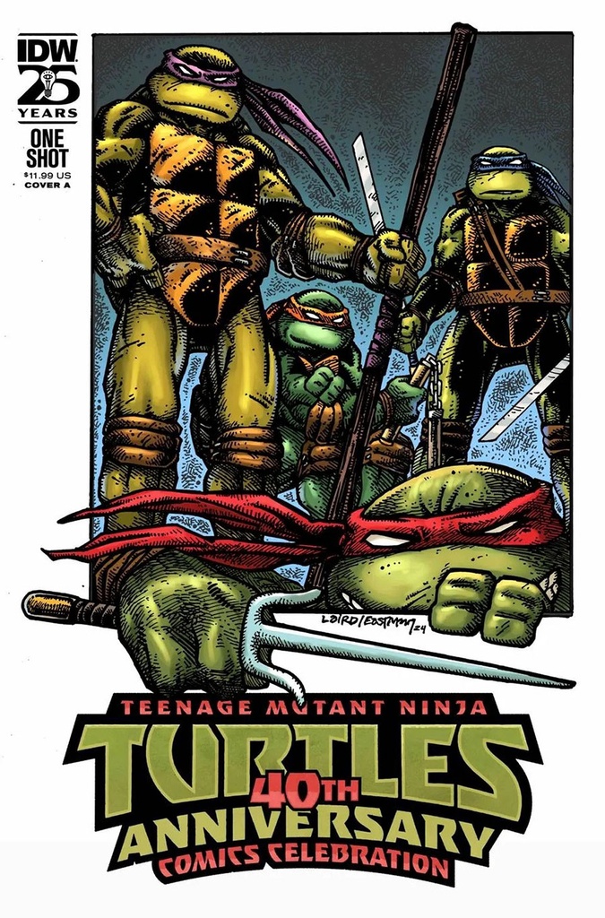 Teenage Mutant Ninja Turtles 40th Anniversary Comics Celebration #1 (Cover A Peter Laird & Kevin Eastman)