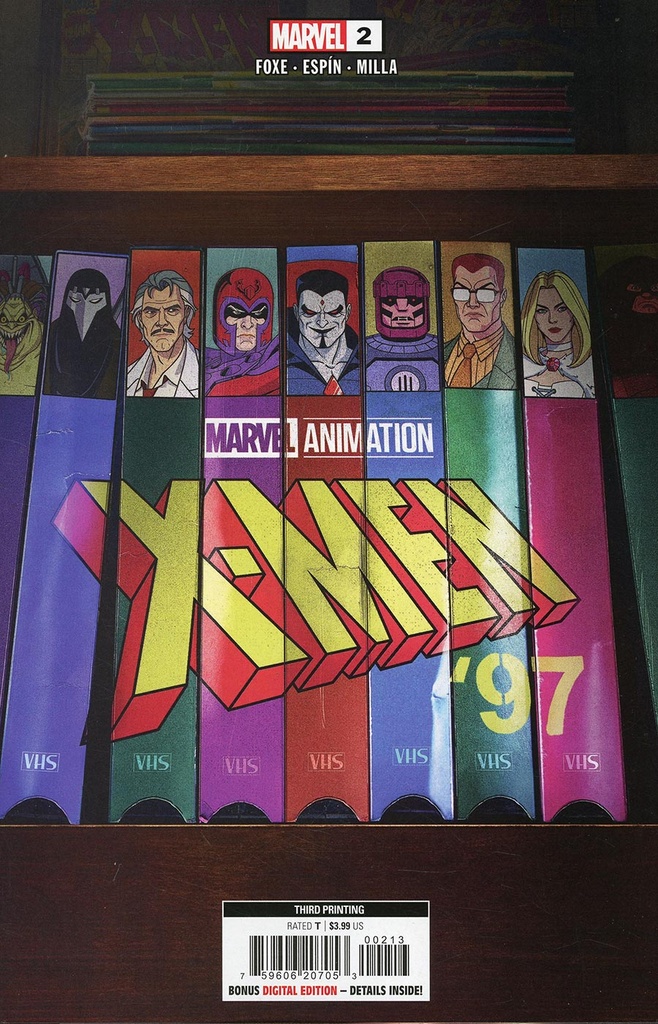 X-Men '97 #2 (3rd Printing Marvel Animation Variant)