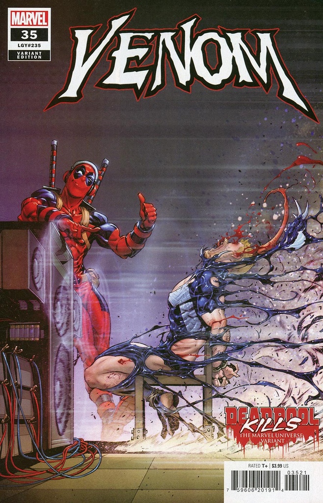 Venom #35 (Iban Coello Deadpool Kills The Marvel Universe Variant)