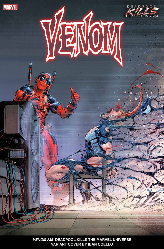 Venom #35 (Iban Coello Deadpool Kills The Marvel Universe Variant)