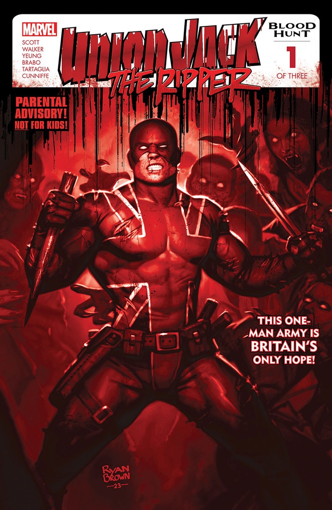 Union Jack the Ripper: Blood Hunt #1 (2nd Printing Blood Soaked Variant)