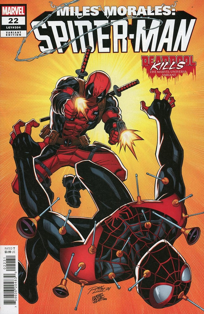 Miles Morales: Spider-Man #22 (Ron Lim Deadpool Kills The Marvel Universe Variant)