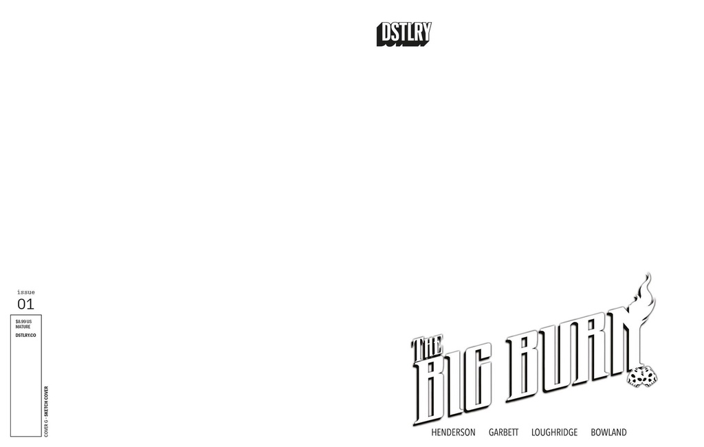 The Big Burn #1 (Cover G Blank Variant)