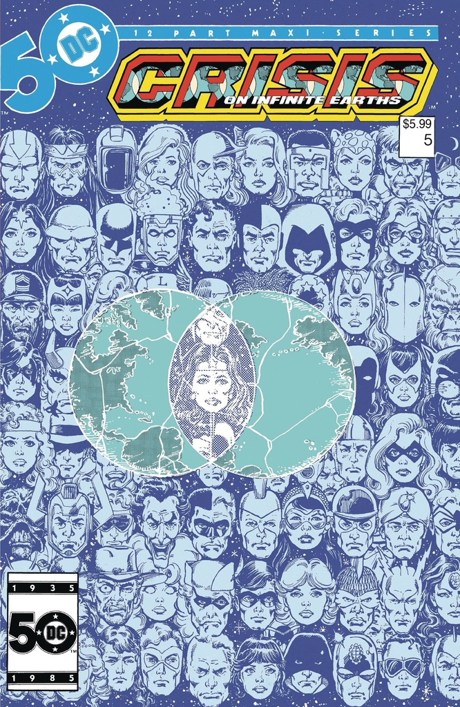 Crisis On Infinite Earths #5 (Facsimile Edition Cover B George Perez Foil Variant)