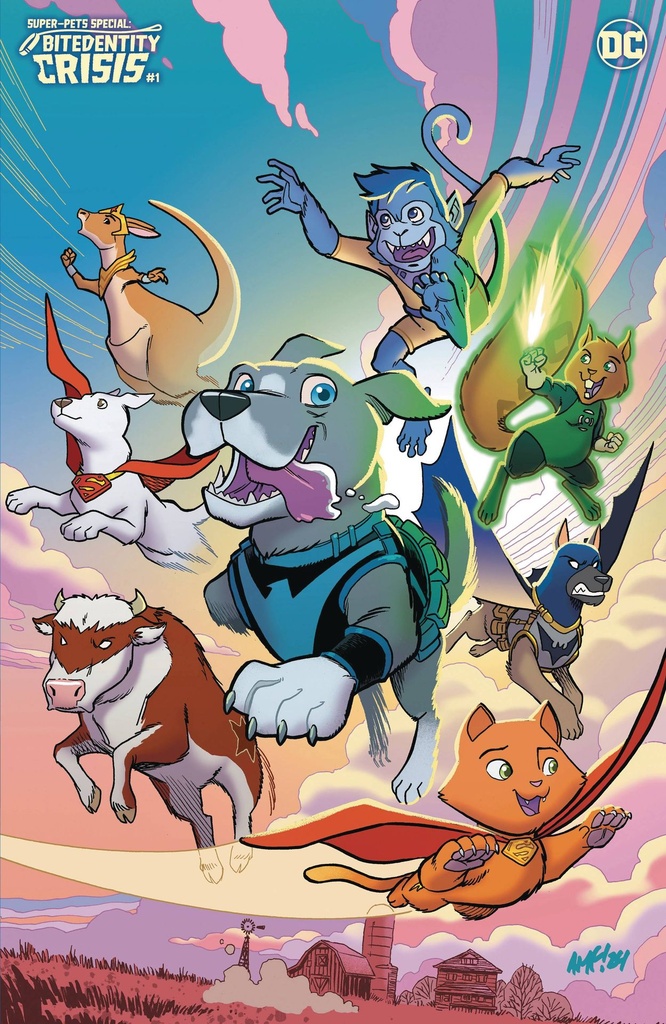 Super-Pets Special: Bitedentity Crisis #1 (Cover C Tony Fleecs Card Stock Variant)