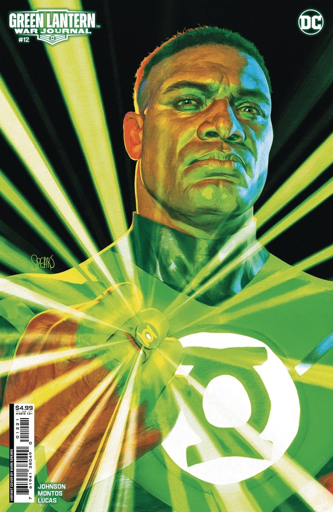 Green Lantern: War Journal #12 (Cover B Mark Spears Card Stock Variant)