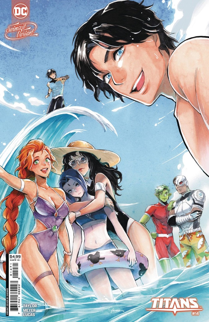 Titans #14 (Cover E Saowee Swimsuit Card Stock Variant)