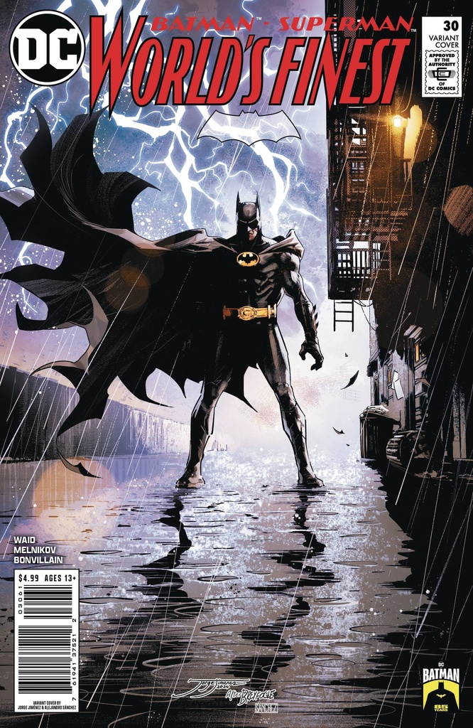 Batman/Superman: Worlds Finest #30 (Cover D Batman 85th Anniversary Card Stock Variant)