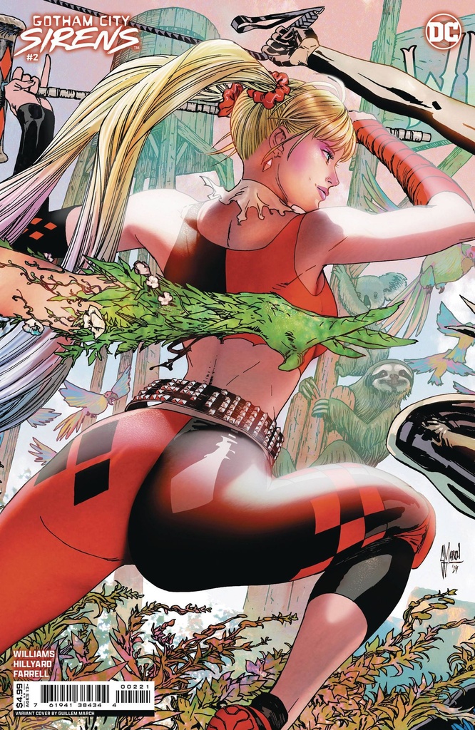 Gotham City Sirens #2 of 4 (Cover D Guillem March Connecting Card Stock Variant)