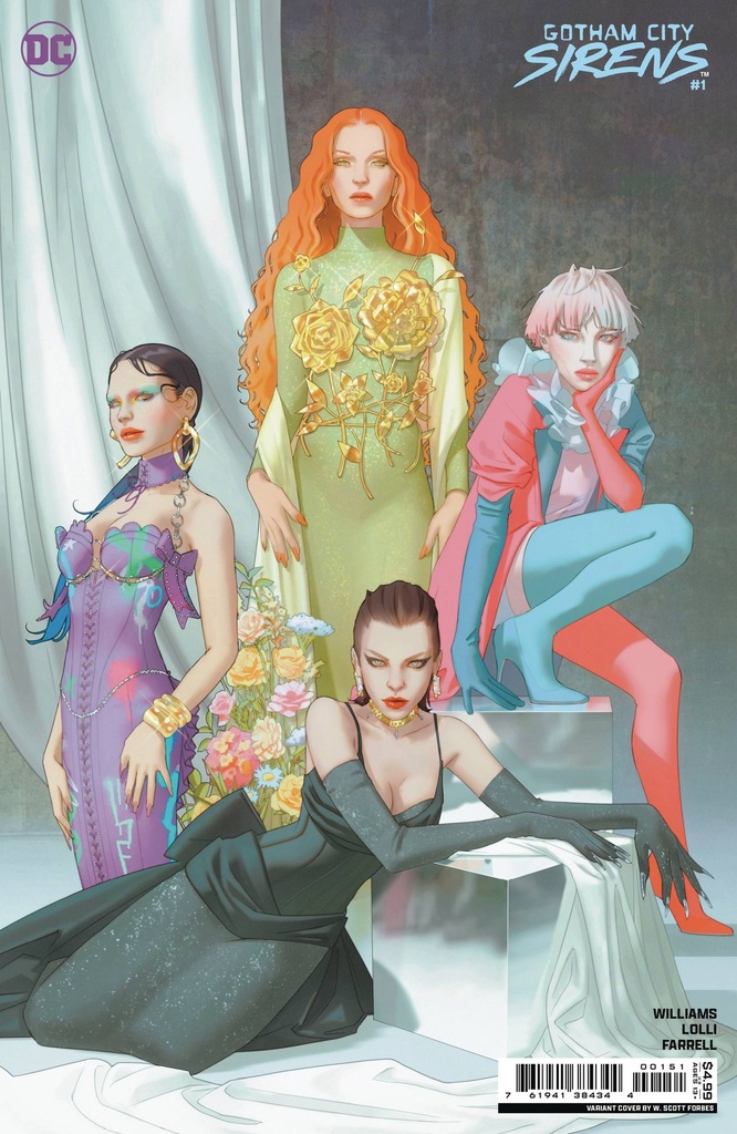 Gotham City Sirens #1 of 4 (Cover B W Scott Forbes Card Stock Variant)