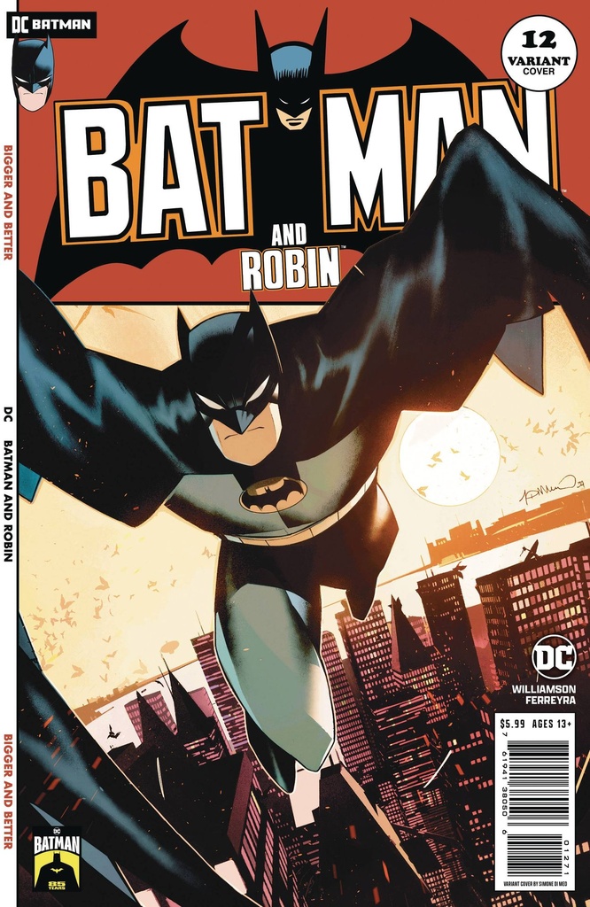 Batman and Robin #12 (Cover D Batman 85th Anniversary Card Stock Variant)