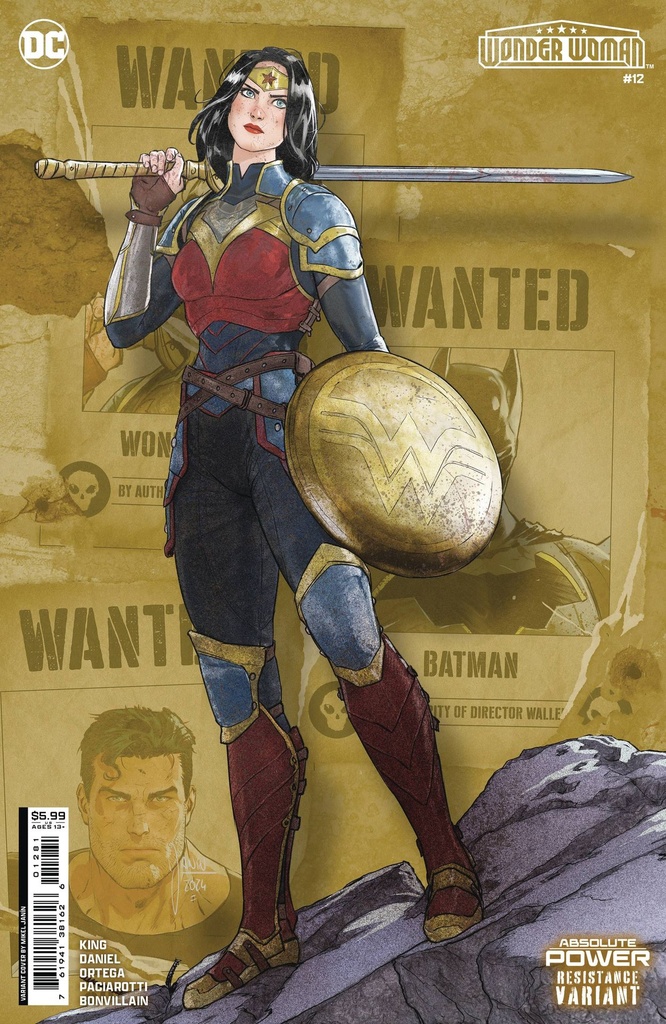 Wonder Woman #12 (Cover E Mikel Janin Resistance Card Stock Variant)