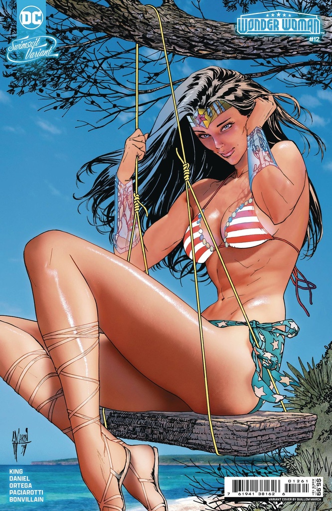 Wonder Woman #12 (Cover D Guillem March Swimsuit Card Stock Variant)