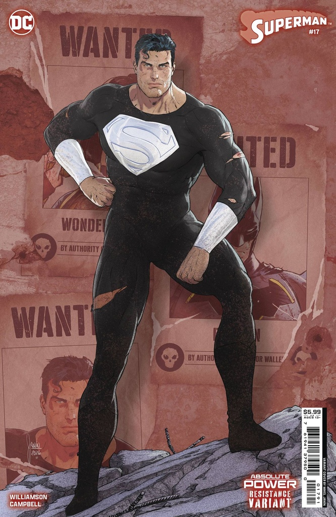 Superman #17 (Cover G Mikel Janin Resistance Card Stock Variant)