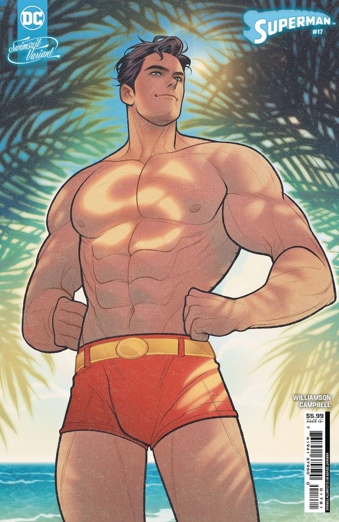 Superman #17 (Cover F Elizabeth Torque Swimsuit Card Stock Variant)