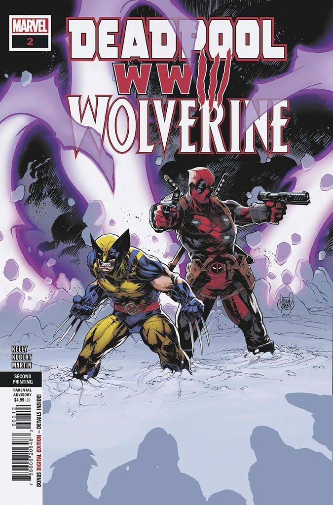 Deadpool & Wolverine: WWIII #2 (2nd Printing Adam Kubert Variant)