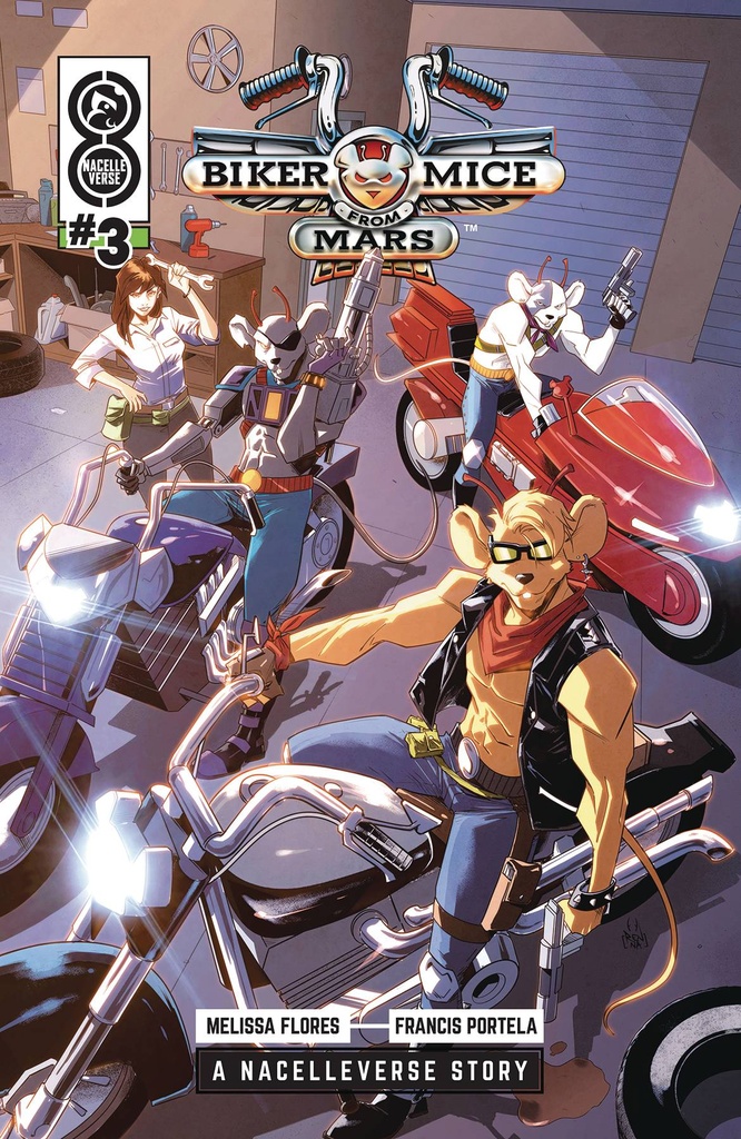 Biker Mice From Mars #3 (Cover B Marco Renna & Andrew Dalhouse)