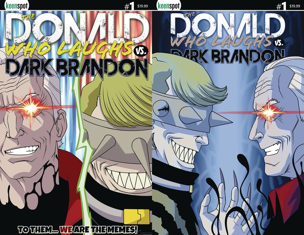 Donald Who Laughs vs. Dark Brandon #1 (Cover H Holofoil Flip Variant)