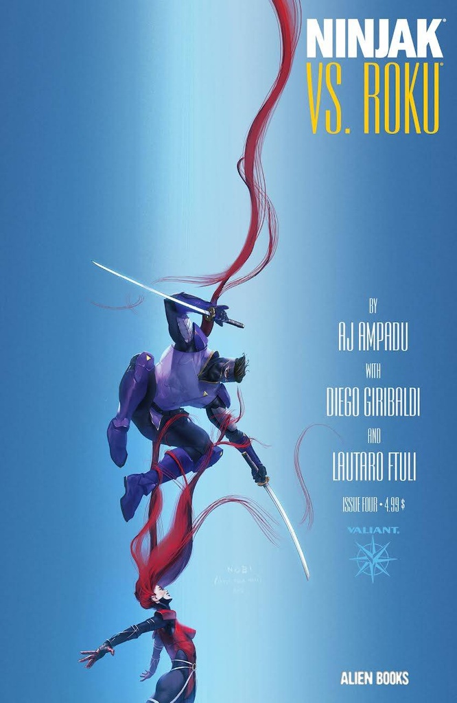 Ninjak vs. Roku #4 of 4 (Cover B Nobi)