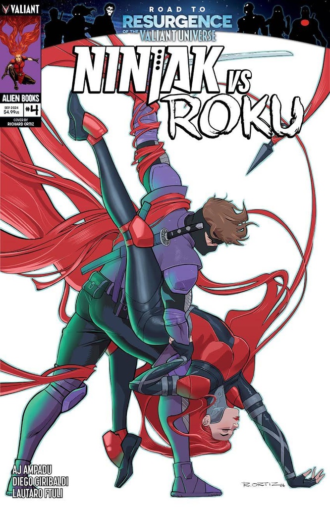 Ninjak vs. Roku #4 of 4 (Cover A Richard Ortiz)