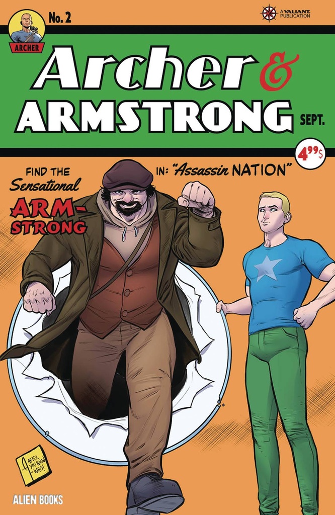 Archer & Armstrong: Assassination Nation #2 of 2 (Cover B Andres Ponce)