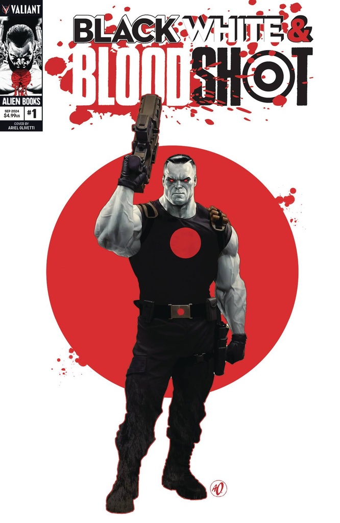 Black, White & Bloodshot #1 (Cover D Ariel Olivetti)