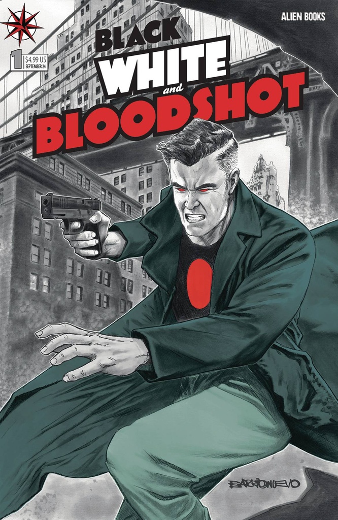 Black, White & Bloodshot #1 (Cover C Al Barrionuevo)