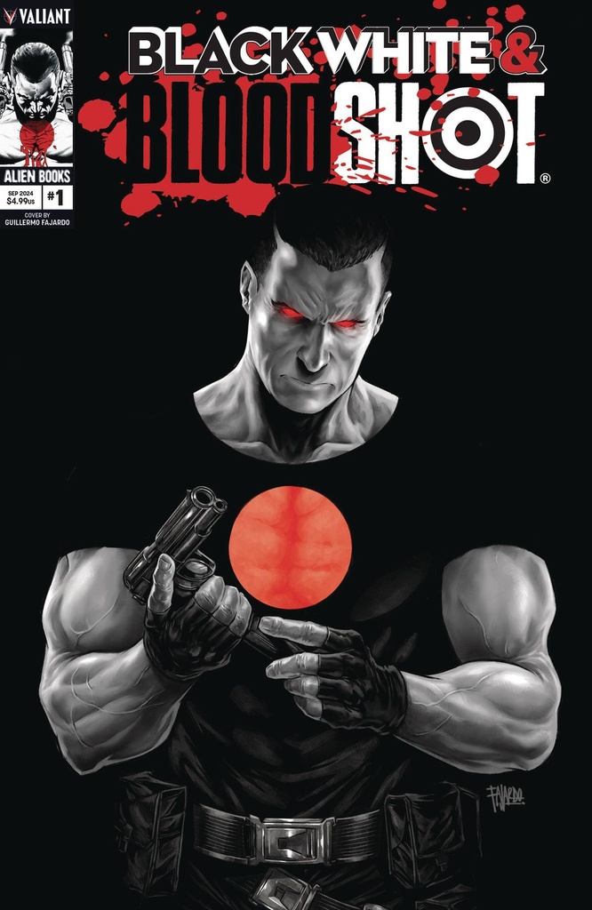 Black, White & Bloodshot #1 (Cover A Guillermo Fajardo)