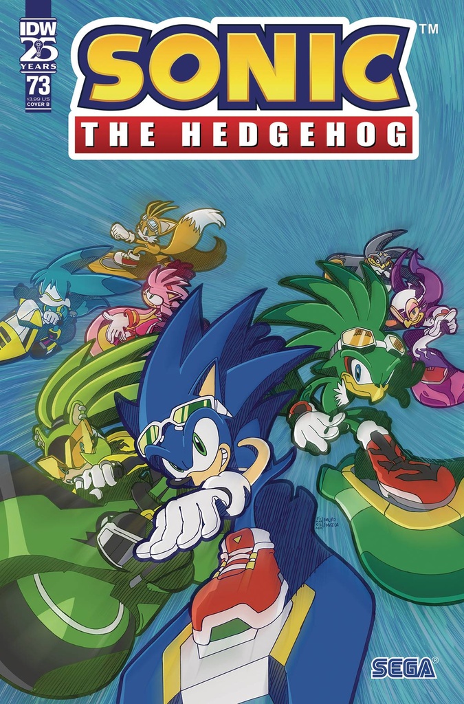 Sonic The Hedgehog #73 (Cover B Mauro Fonseca)