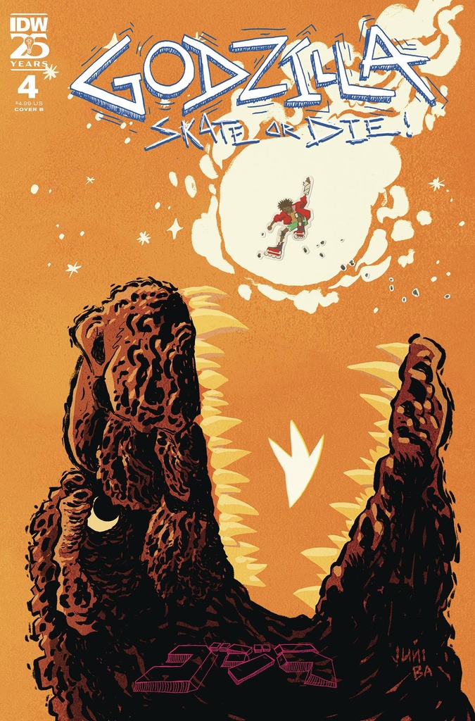 Godzilla: Skate or Die #4 (Cover B Juni Ba)