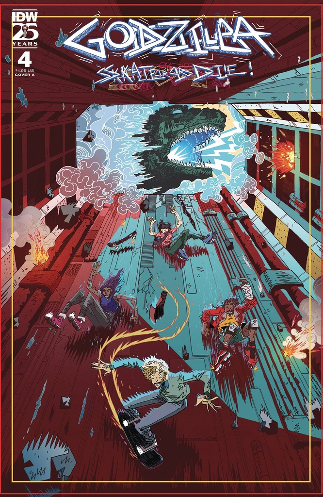 Godzilla: Skate or Die #4 (Cover A Louise Joyce)