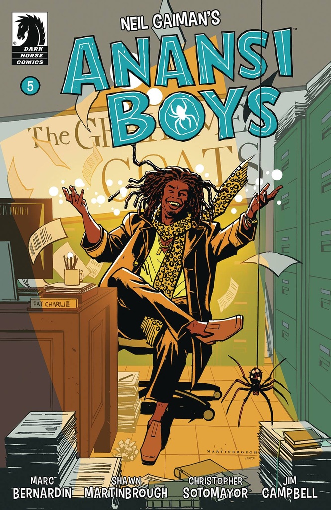 Neil Gaiman's Anansi Boys #5 (Cover B Shawn Martinbrough)