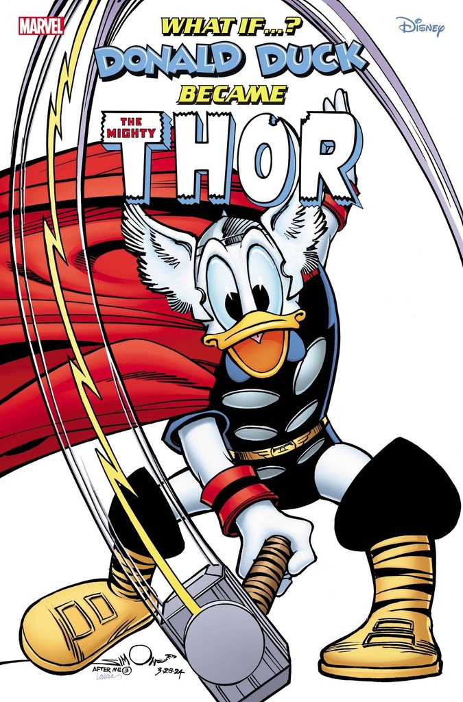 Marvel & Disney: What If…? Donald Duck Became Thor #1 (Walt Simonson Variant)