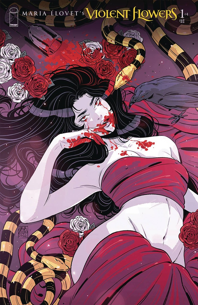 Maria Llovet's Violent Flowers #1 of 4 (Cover G Luana Vecchio)