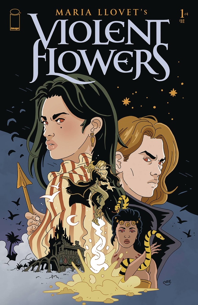 Maria Llovet's Violent Flowers #1 of 4 (Cover E Jesus Orellana)