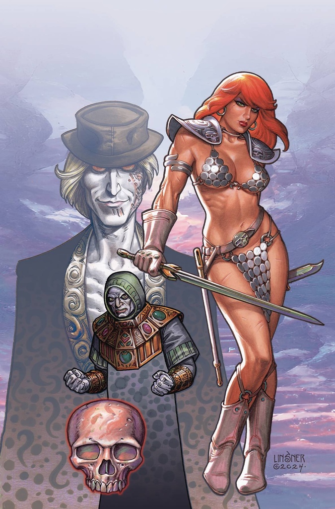 Red Sonja: Death and the Devil #1 (Cover J Joseph Michael Linsner Limited Virgin Variant)