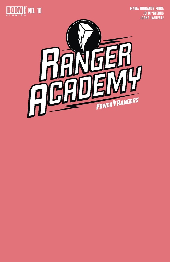 Ranger Academy #10 (Cover B Pink Blank Sketch Variant)