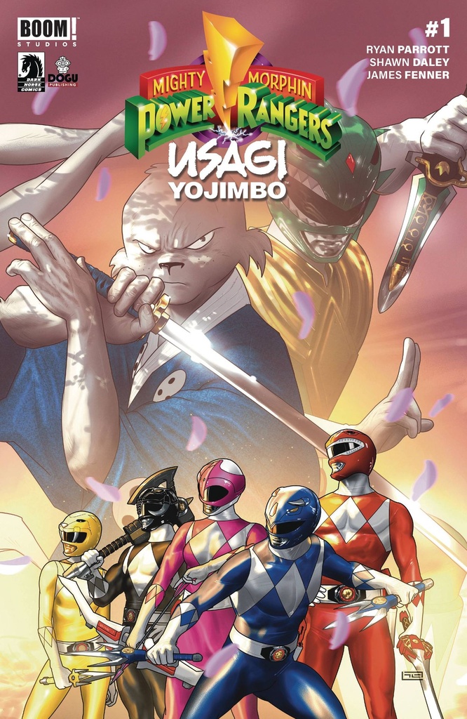 Mighty Morphin Power Rangers/Usagi Yojimbo #1 (Cover A Taurin Clarke)